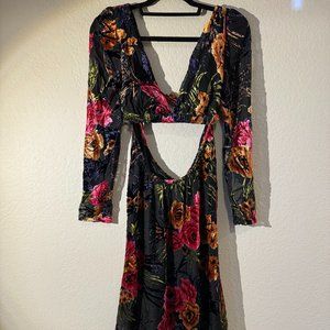 Weworewhat Velvet Dress - Small